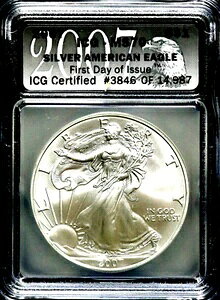2007N 1h AJ Vo[ C[O - ICG MS70 - FDOI #3846 / 14,987 BS237