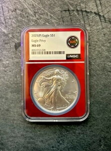 2025N (P) AJ Vo[ C[OuC[O vBvNGC MS69 (EDC bh RA)