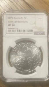 2025N I[XgA EB[EtBn[j[ǌyc 1.5[ NGC MS70 1IX