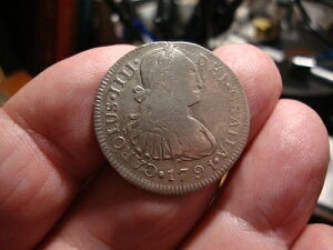 1791 NG 2 Reales�A�k�G�o �O�A�e�}�������ǁA�V���o�[�~���h�A�`���[���Y 4 ��