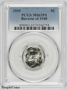 1939N WFt@[\ jbP PCGS MS65 FS tXebv o[X 1940N