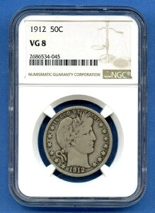 1912 P NGC VG8 o[o[ n[t_[ 50Zg Vo[ čǔs  1912-P VG-08
