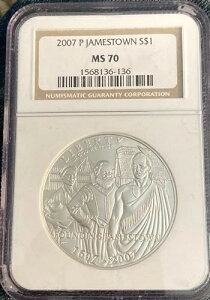 2007N - WF[Y^E400NLO - 1IX Vo[ - NGCO[h MS 70 - 