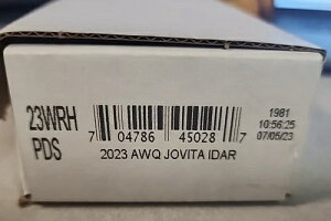 2023 P D S AWQ クォーターロール アメリカ人女性 ジョビタ・イダー 3 米国造幣局ロール 23WRH