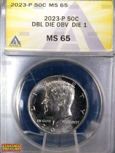 2023 P �_�u���_�C OBV DDO �_�C 1 ANACS MS65 VP-001 �P�l�f�B �n�[�t�_���[