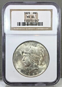 1923N AJ 1h a NGC MS64