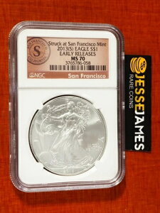 2013N (S) 1h AJ Vo[ C[O NGC MS70 ER TtVXRǃx