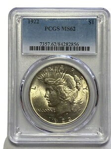 1922N oeBs[XVo[ 1h PCGS MS62 #7357.62/84282856