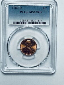 1989-D �����J�[���L�O�ك��o�[�X�Z���g PCGS MS67RD
