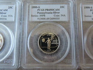 1999-S 25�Z���g��� 5���Z�b�g PCGS PR69 DCAM - �Â��X���u