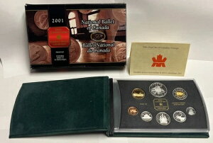 2001年カナダ国立バレエ団プルーフ貨幣セット カナダ王立造幣局