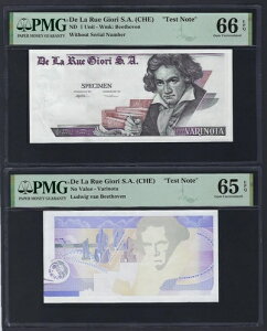 �C�M���X 2 �A�C�e�� De La Rue Giori CHE �x�[�g�[�x�� �e�X�g�m�[�g�v UNC �O���[�h 66/65