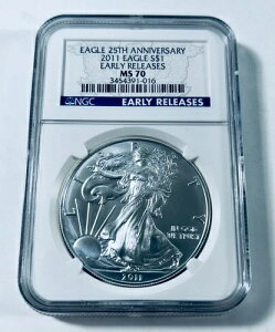 2011 �V���o�[�C�[�O�� NGC MS70 �A�[���[�����[�X - 25���N�L�O (016)