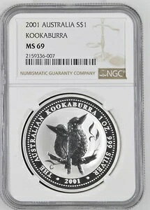2001 I[XgA 1 hCJZ~ 1 IX Vo[ - NGC MS69