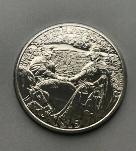 2015 BU 5 5ポンド硬貨 ワーテルローの戦い ロイヤルミントコインセットより