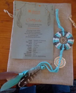 2023 .5オンス ドリームキャッチャー 14.4g .999 シルバー プルーフコイン 500フラン CFA カメルーン