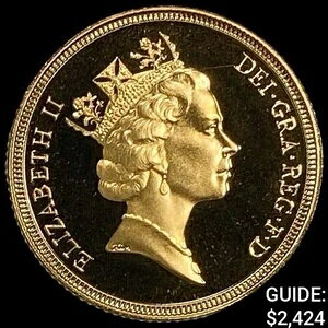 1987年英国ソブリン金貨 ? 0.2354オンス ? プルーフ ? エリザベス2世女王