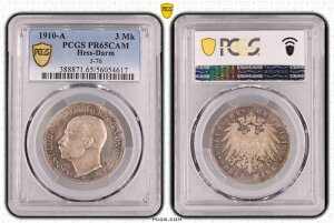 wbZ 3}[N 1910 PCGS PR65CAM v[t PP ǍDȕۑ nswleipzig