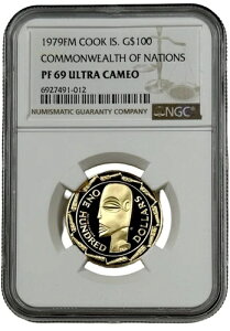 1979�N FM �N�b�N���� 100�h������ �R�����E�F���X�E�I�u�E�l�C�V���� 0.2824�I���X NGC PF 69 UC