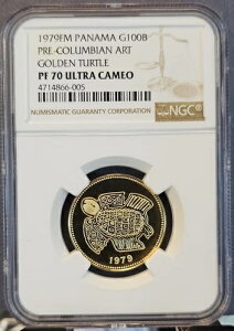 1979�N �p�i�}�S�[���h 100 �o���{�A �S�[���f���^�[�g�� NGC PF 70 �E���g���J���I �� �p�[�t�F�N�g