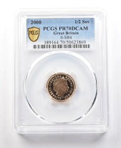 2000N CMX 1/2\u PR70 DCAM PCGS *1156