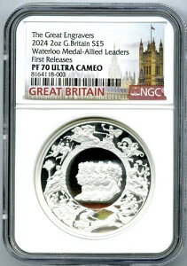 2024 GB 2�I���X �V���o�[ �v���[�t NGC PF70 �̑�Ȓ����� ���[�e�����[�M�� �A���R�w����