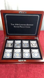 2016-S ����Ńv���[�t�Z�b�g 8���Z�b�g �R�C�� PCGS PR70 DCAM �t�@�[�X�g�X�g���C�N �č���