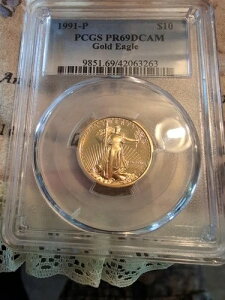 1991-P 10h݃C[O PCGS PR69DCAM [KEKV[V[Y 1/4IX 