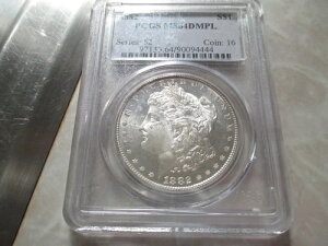 1882�N P �����K�� �V���o�[ �_���[ PCGS MS64DMPL **�ɂ߂Ċ�**