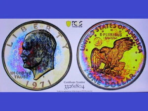 1971N AC[n[ [|bv 1/46 yObOR lIN}eBbNWF PR67CAM PCGS/GS