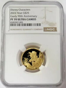 2022N jEG 250  25h fBYj[ O[tB[ 90NLO 1/4IX NGC PF 70 UC