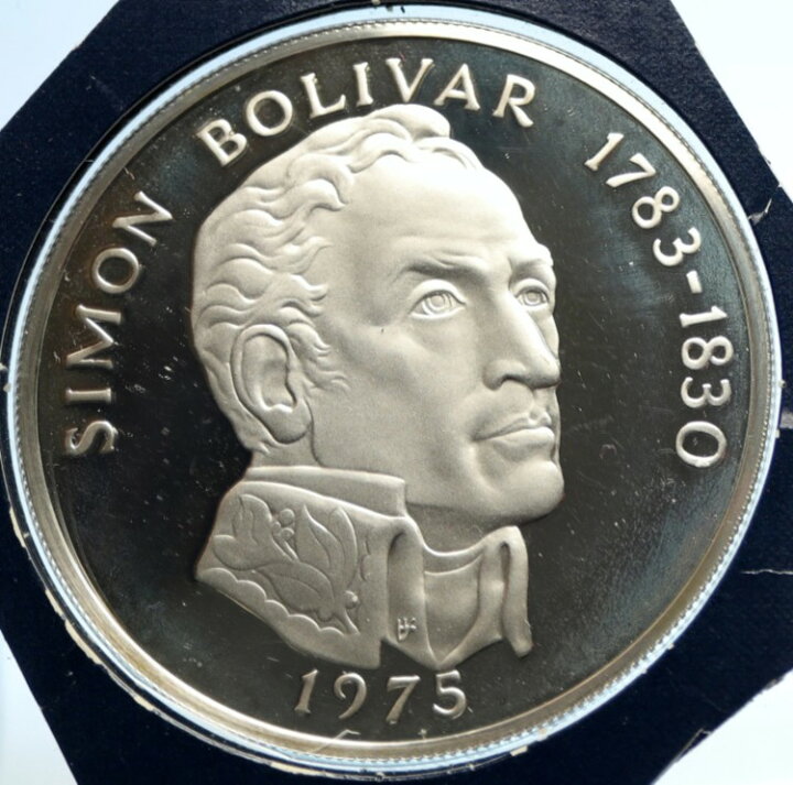 楽天市場】1975年 パナマ 大型プルーフ銀貨 3.8オンス 20バルボア硬貨 