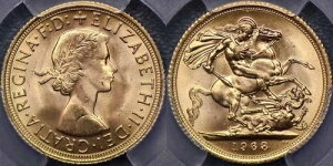 CMX 1968N \u - PCGS MS65