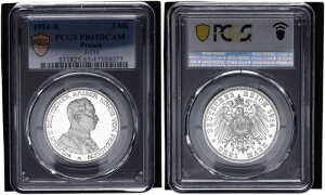 vCZ 3}[N 1914-A Bw2  p PCGS PR65DCAM Pf 118419
