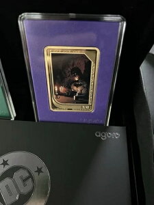 アゴロ DCコミックスのアート シルバーコイン アメジスト バットマン #11 40枚セット ジョーカー&ボックス付き