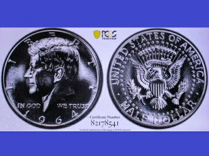 1964N PlfB n[t PR69 DDO/DDR "REV BROKEN RAYS" A Xg[g G REV PCGS GS PQ