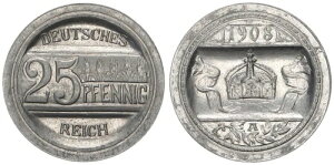 25 tFjbq 1908 J.18̈قȂfUC̕W{ jbP XF-UNC 116620-