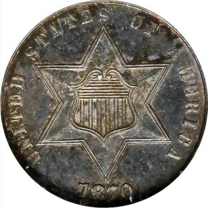 1870 NGC PR64 ���s���� 3,000 + 1,000 �v���[�t = 3 �ԖڂɈ��� 3 �Z���g��� ?? 3CS