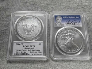 2016N W o[jbV SP70 & 2016N MS70 30NLO Vo[C[O fBbhEz[ TC PCGS