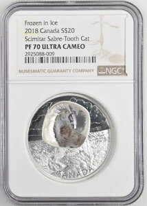 2018�N�J�i�_�h�� 20�h�� - �X�ɕ����߂�ꂽ - �V�~�^�[�T�[�x���^�C�K�[ - NGC PF70 UC�R�C��