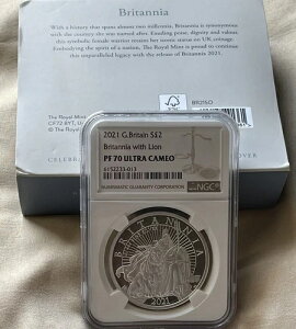 2021�N �u���^�j�A ���C�I���t����� 1�I���X 2�|���h NGC PF70 �C�M���X UK �{�b�N�X��COA