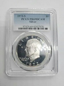 PCGS PR69DCAM 1972S 1h Vo[ AC[n[ v[t / 116