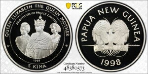 1998N pvAj[MjA Vo[ 5Li `[YcqC PCGS PR70 DCAM