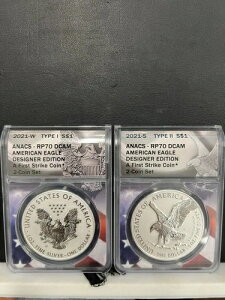 2021 W & S ���o�[�X�v���[�t �V���o�[�C�[�O���^�C�v�Z�b�g ANACS RP70 �f�U�C�i�[�G�f�B�V�����Z�b�g