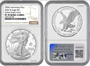 2025-W v[t 1h 250NLO ėR vCr[ Vo[ C[O NGC PF70 vZ[