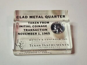���B���e�[�W ���A 1965 �N 25 �Z���g Texas Instruments �L���y�[�p�[�E�F�C�g �v���[�t?