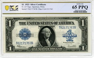 1923�N 1�h����ݏؖ��� Fr#237 Speelman | �z���C�g 65 PPQ PCGS 49762836