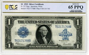 1923�N 1�h����ݏؖ��� Fr#237 Speelman | �z���C�g 65 PPQ PCGS 49762835