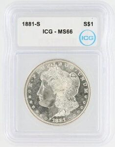 1881-S K ICG MS66 S$1 TtVXR m[U[u
