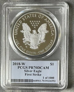 2018-W $1 Vo[C[O PCGS PR70DCAM v[tZbg FS N[uhTC